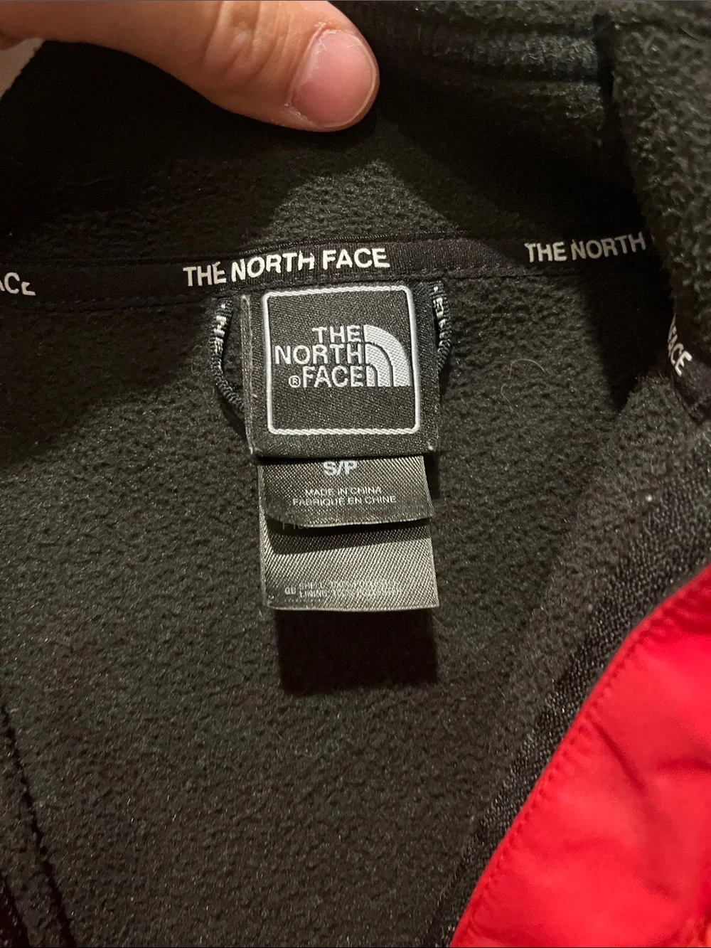 The North Face unisex Two-Tone Red Waterproof Jacket